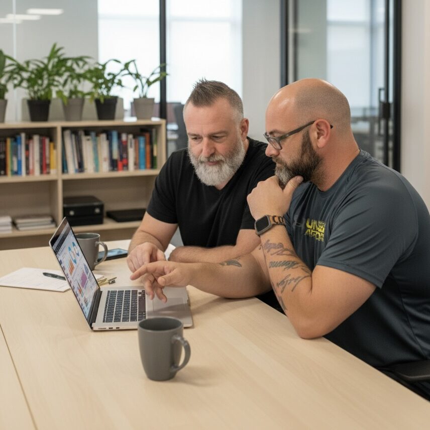 The 2 Founders Colaborating